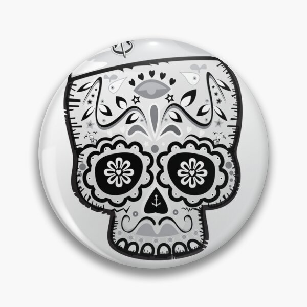 Item preview, Marinero muerto sugar skull designed and sold by SolomonGarment.