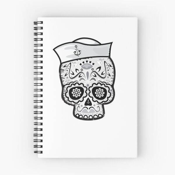 Item preview, Marinero muerto sugar skull designed and sold by SolomonGarment.