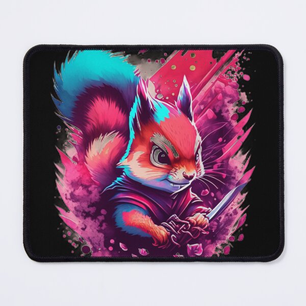 Item preview, Acrobatic Masters: Fascinating illustration of a ninja squirrel designed and sold by byaz3.