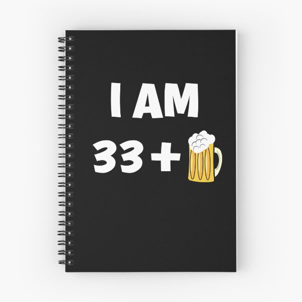 Item preview,  Im thirty three plus beer funny 34th birthday gift designed and sold by giftfromheart.
