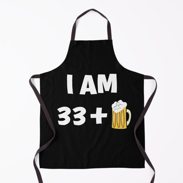Item preview, Im thirty three plus beer funny 34th birthday gift designed and sold by giftfromheart.