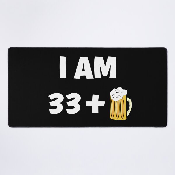 Item preview, Im thirty three plus beer funny 34th birthday gift designed and sold by giftfromheart.