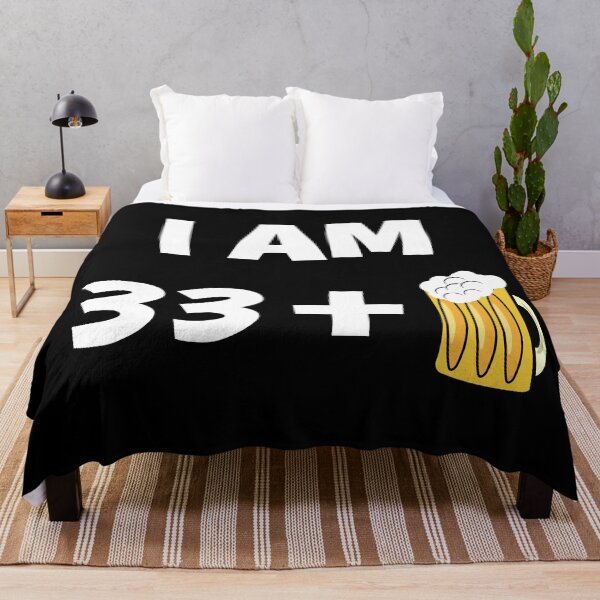 Item preview,  Im thirty three plus beer funny 34th birthday gift designed and sold by giftfromheart.