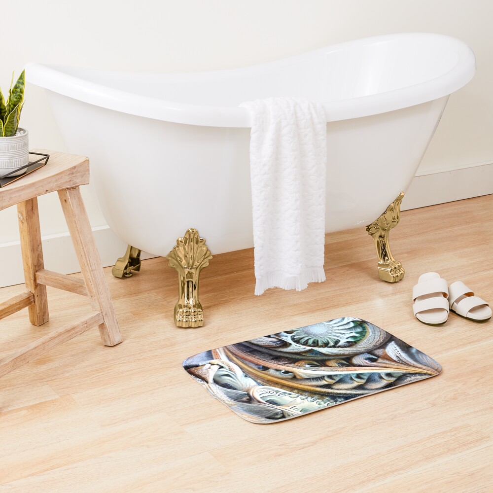 Item preview, Bath Mat designed and sold by MatrixTattoo.