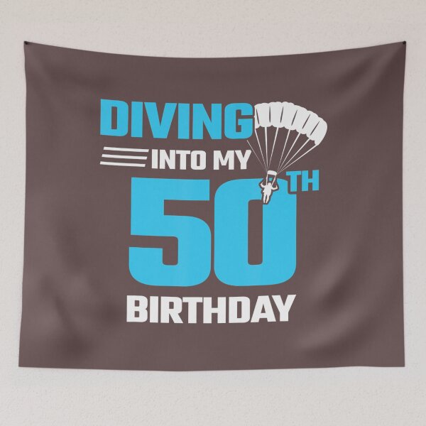 Item preview, Skydiving Birthday - First Time Skydiving - 50th Birthday 	 	 designed and sold by cdvelsggi91.