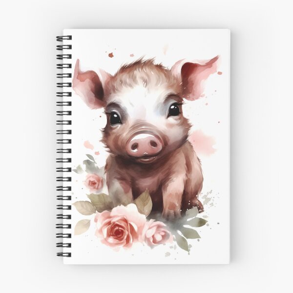 Item preview, Wildboar Animal Clipart, Forest Animal in Roses, Floral Fauna Art, Animal in Roses, Flower Beast, Wild in Bloom, Watercolor Art designed and sold by CoolorPainting.