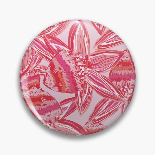 Item preview, Waratah floral rojo y rosa designed and sold by Clare Younis.