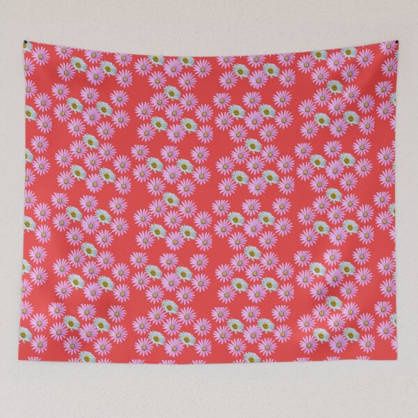 Item preview, Pink and white Daisy Summer Pattern designed and sold by santoshputhran.