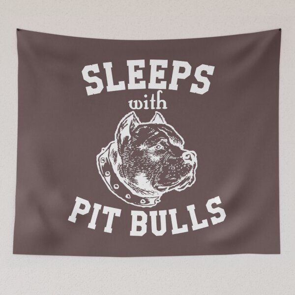 Item preview, Sleeps with Pittbulls 	 Pitbull Dog 	s 	 designed and sold by cdvelsggi91.