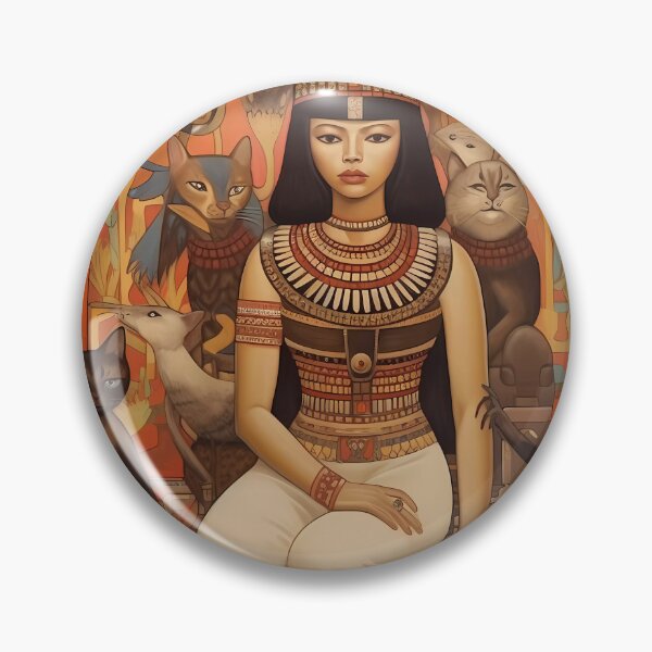 Item preview, Aztec cat lady designed and sold by KateAndersonLTD.