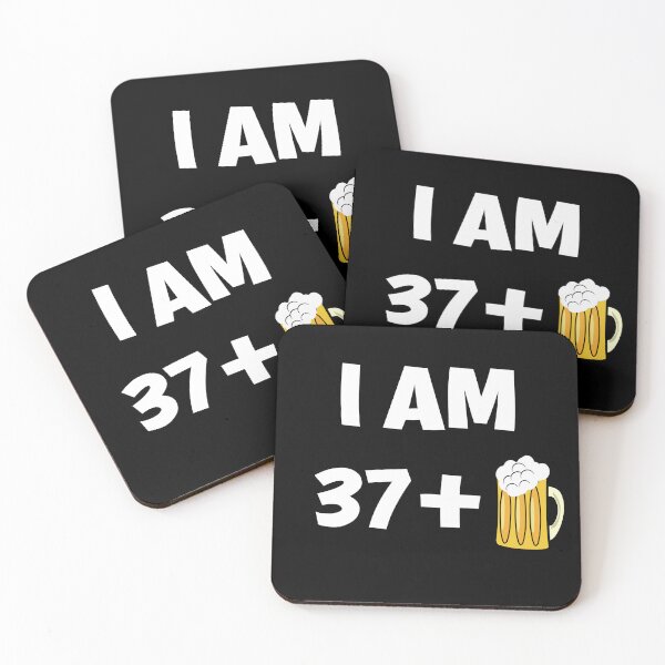 Item preview, Im thirty seven plus beer funny 38th birthday gift designed and sold by giftfromheart.
