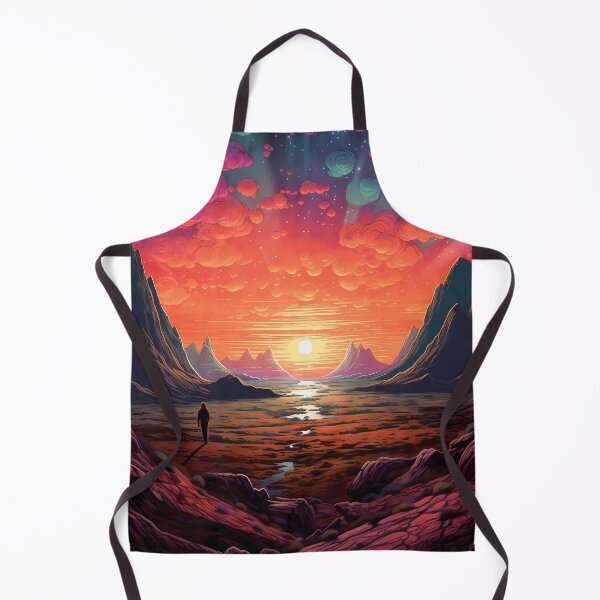 Item preview, A Man Walking Through A Desert Near Tidal Pools designed and sold by GiveMeMood.