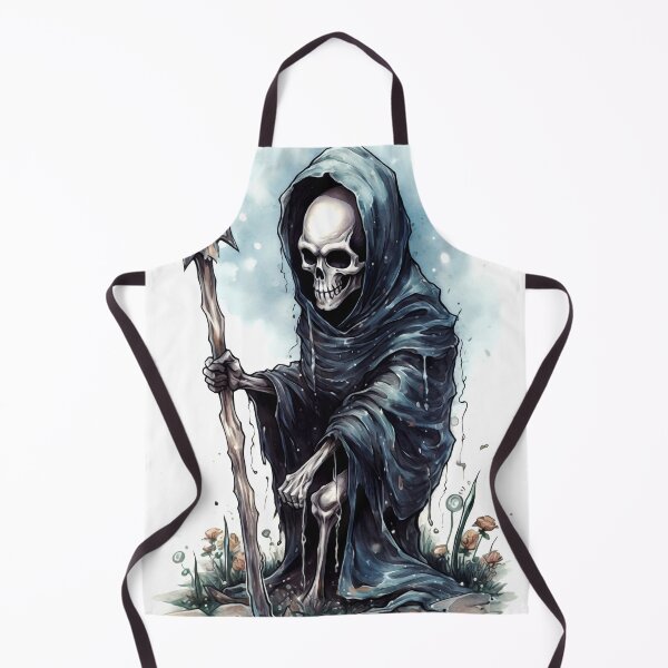 Item preview, Grim Reaper Clipart, Death Bringer Series, Soul Collector Art, Scary Skeleton Imagery, Terrifying Specter, Art Reaper designed and sold by CoolorPainting.