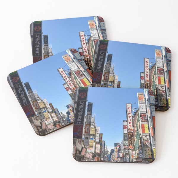 Item preview, Shinjuku buildings and billboards in Tokyo, Japan designed and sold by ChloeDickenson.