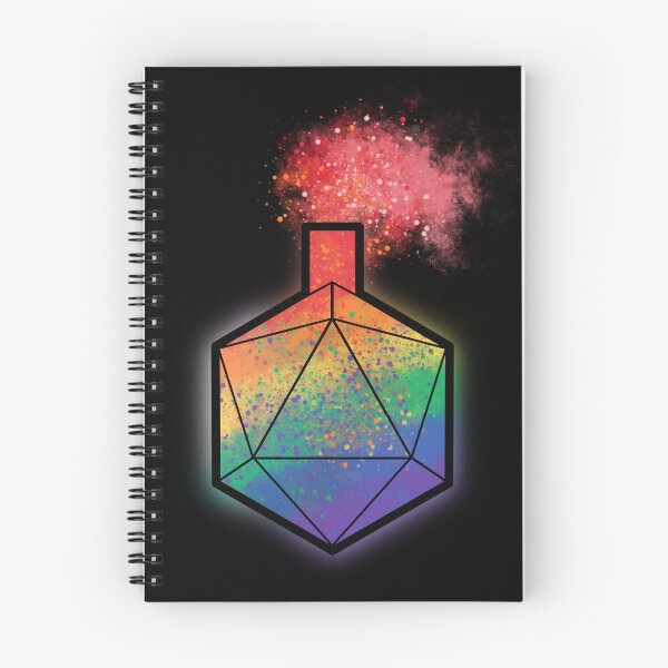 Item preview, D20 Alchemy Bottle - Pride v2 designed and sold by KopoArtyStuff.