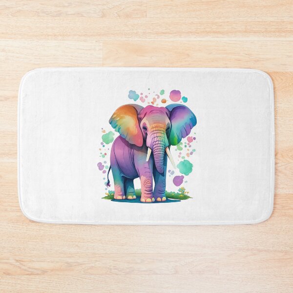 Item preview, Watercolor colorful elephant  designed and sold by Jayjaynaenae.