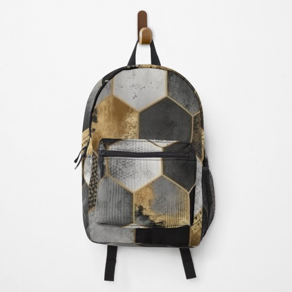 Artikelvorschau, Geometric Hexagonal Form Background in Gold Black White entworfen und verkauft von PhieoAlex.