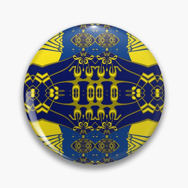 Item preview, *Attractive yellow and blue abstract music - An Alien musician in a cosmic geometric space  art music notes - Great Gift for musicians, pianists, guitarists, and music lover* designed and sold by Ralek.