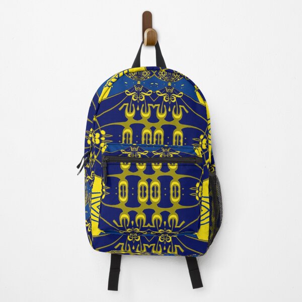 Item preview, *Attractive yellow and blue abstract music - An Alien musician in a cosmic geometric space art music notes - Great Gift for musicians, pianists, guitarists, and music lover* designed and sold by Ralek.