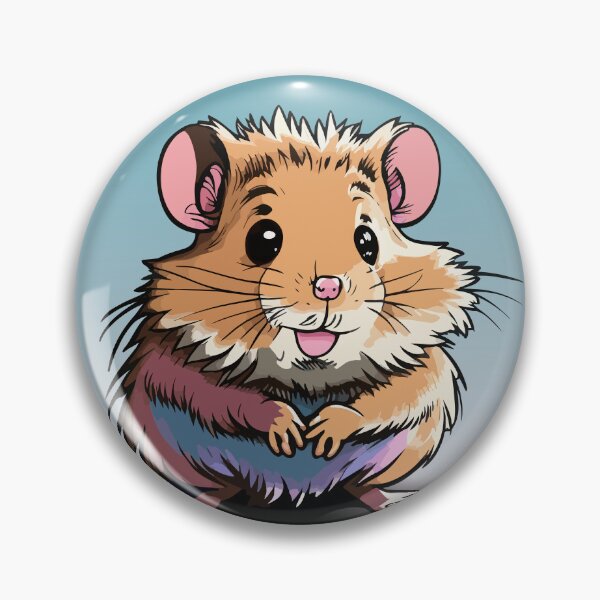 Artikelvorschau, Glücklicher Hamster entworfen und verkauft von RatArt Designs.