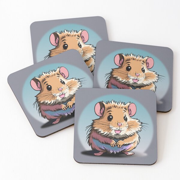 Artikelvorschau, Glücklicher Hamster entworfen und verkauft von RatArt Designs.