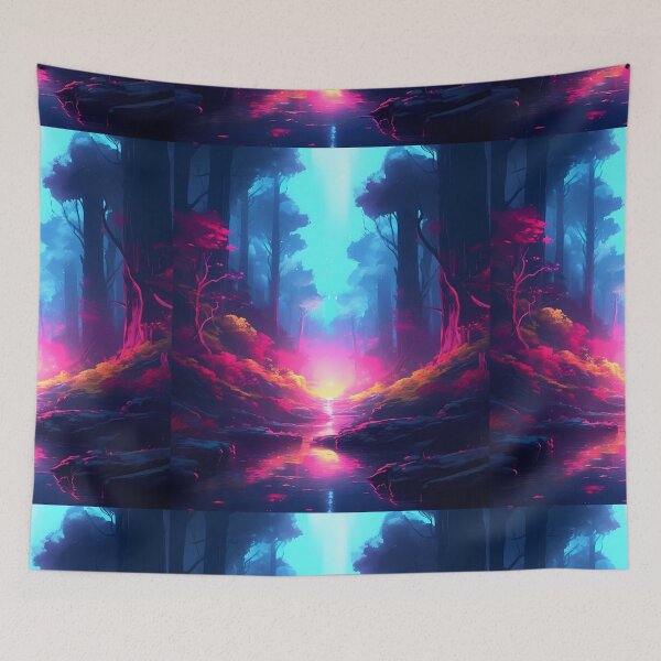 Item preview, Psychedelic Tapestry, Bedroom Wall Decor, Wall Hanging Trippy Tapestry, Trippy Room Decor, Aesthetic Wall Decor, Psychedelic Tapestry designed and sold by TileTango.