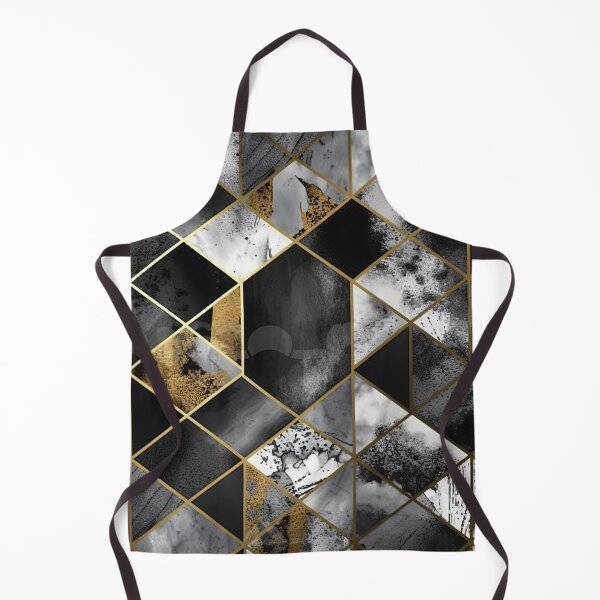 Artikelvorschau, Geometric Hexagonal Form Background in Gold Black White entworfen und verkauft von PhieoAlex.