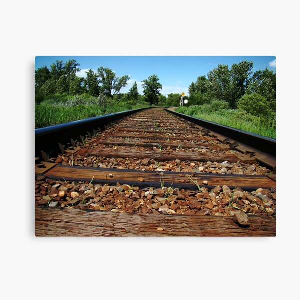 I hear the Train a comin' Canvas Print