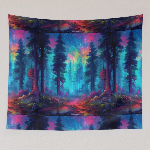 Item preview, Psychedelic Tapestry, Bedroom Wall Decor, Wall Hanging Trippy Tapestry, Trippy Room Decor, Aesthetic Wall Decor, Psychedelic Tapestry designed and sold by TileTango.