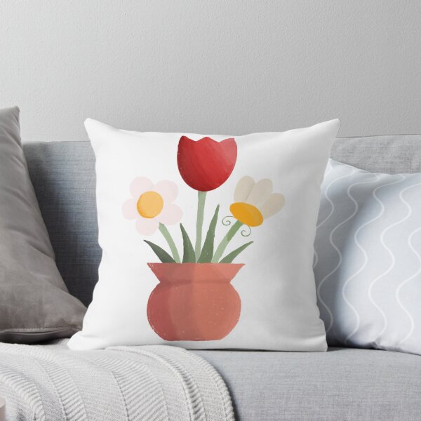 Item preview, Potted flowers  designed and sold by FunkyArtCo.