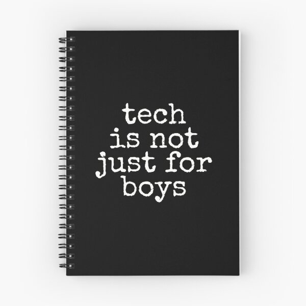 Item preview, Tech is not just for boys designed and sold by WhitepaperStyle.