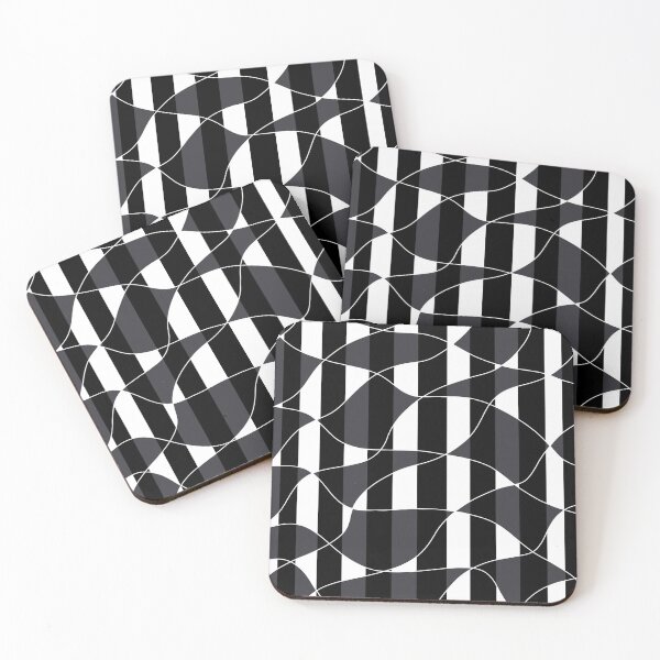 Item preview, Black and white lines pattern  designed and sold by Black-hall.