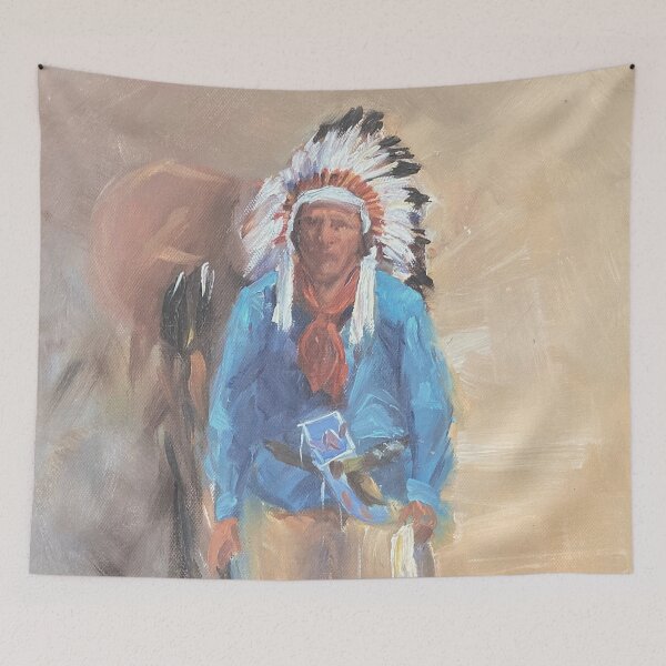Item preview, Native American Portrait designed and sold by GalleryDigitals.