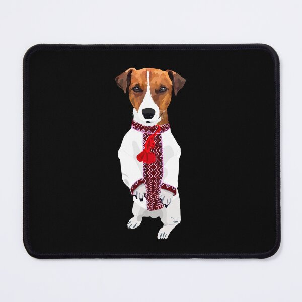 Item preview, Patron Dog In Ukrainian Embroidered Vyshyvanka For Celebrating Embroidery Day designed and sold by Aide.