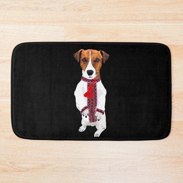 Item preview, Patron Dog In Ukrainian Embroidered Vyshyvanka For Celebrating Embroidery Day  designed and sold by Aide.