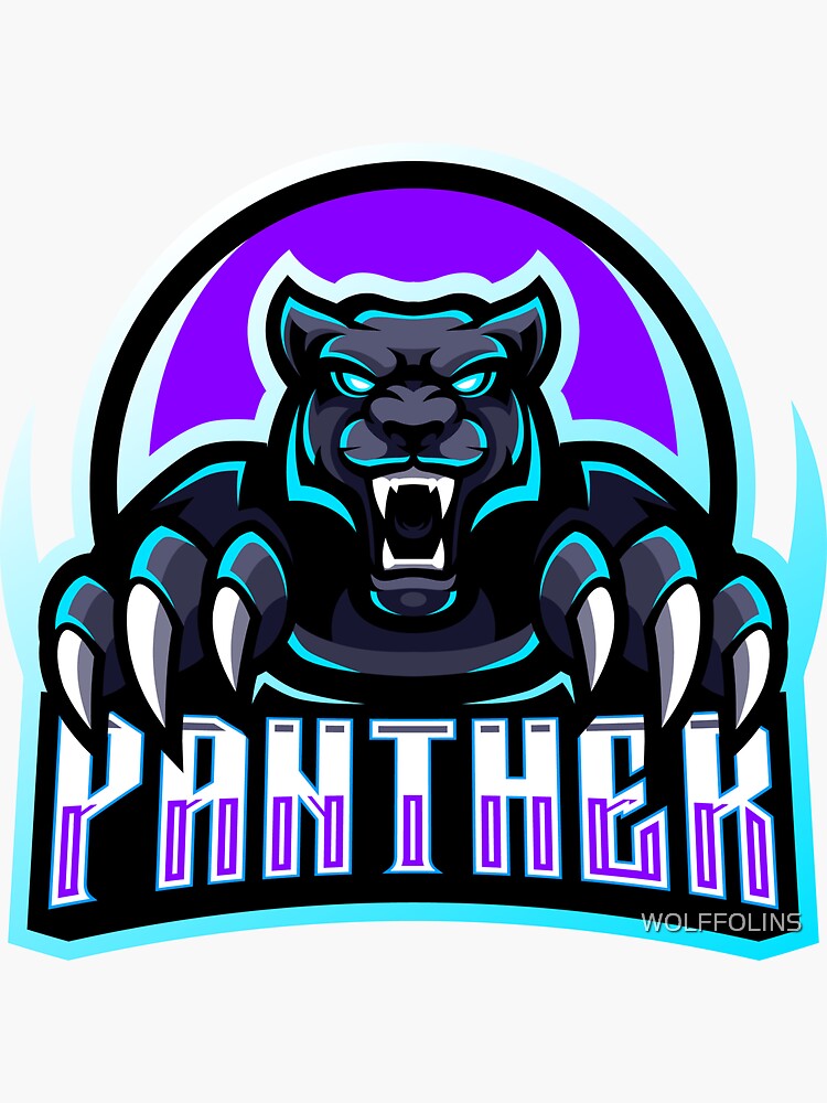 Black Panther Sticker for Sale by WOLFFOLINS