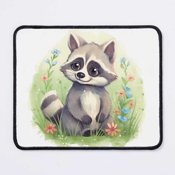 Item preview, Cute Watercolor Racoon designed and sold by Jdelgado813.
