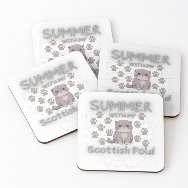 Item preview, Funny Scottish Fold, Funny cats, Sunny Summer, Summer with My Scottish Fold designed and sold by Alaminee.