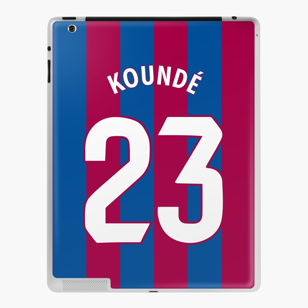 Jules Kounde Barcelona football jersey number 23 Poster for Sale by  Justtrendytees