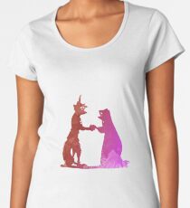 Liebe inspirierte Silhouette Frauen Premium T-Shirts