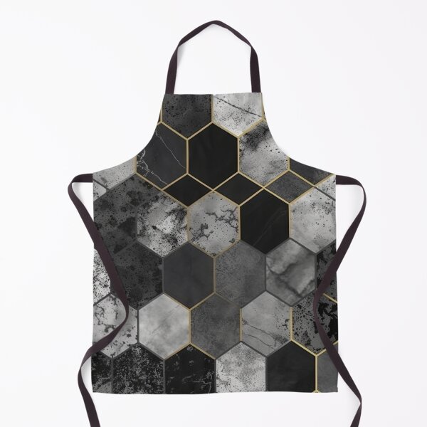 Artikelvorschau, Geometric Hexagonal Form Background in Gold Black White entworfen und verkauft von PhieoAlex.