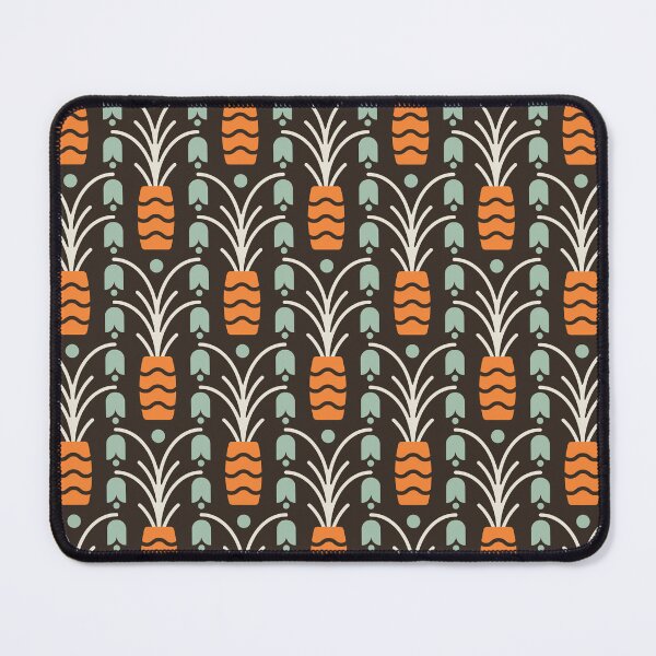 Item preview, KF 0029 D - Retro Vintage Flowers Minimalist 70s Modern Geometric Floral Pattern designed and sold by KhakiFinch.