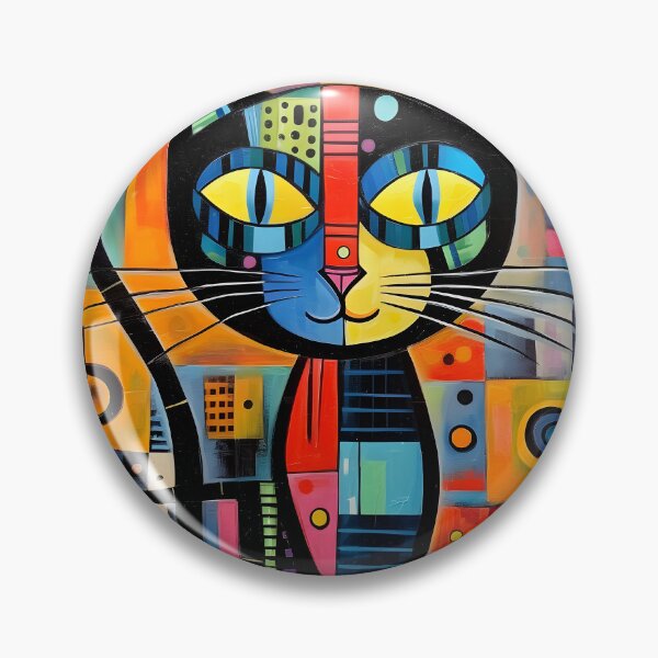 Item preview, Abstract Cat #1 designed and sold by DigiWorldAi.