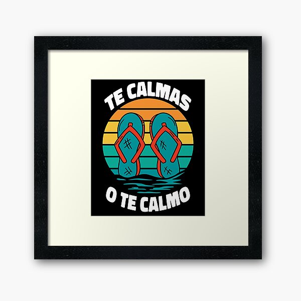 Vista previa del artículo con la obra «Te Calmas O Te Calmo Regalo Para Mama Spanish Mujer», diseñado y vendido por MrEddie10.