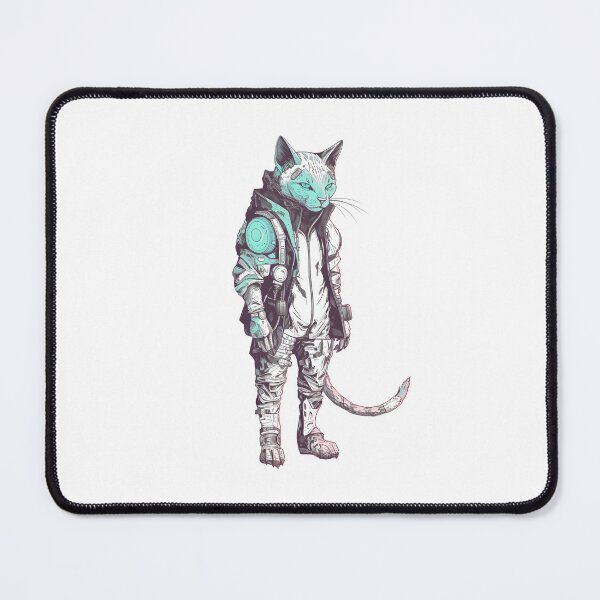 Item preview, Cyberpunk cat designed and sold by hamishby.