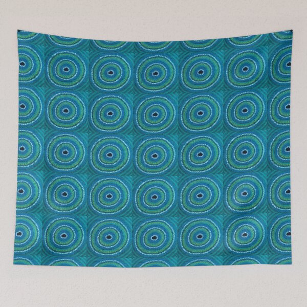 Item preview, Secret Waterhole (Blue) designed and sold by Jacob Peake.