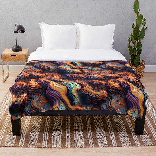 Artikelvorschau, Psychedelic Tapestry, Bedroom Wall Decor, Wall Hanging Trippy Tapestry, Trippy Room Decor, Aesthetic Wall Decor, Psychedelic Tapestry entworfen und verkauft von TileTango.