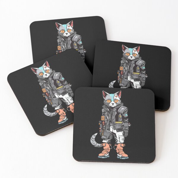 Item preview, Cyberpunk cat designed and sold by hamishby.