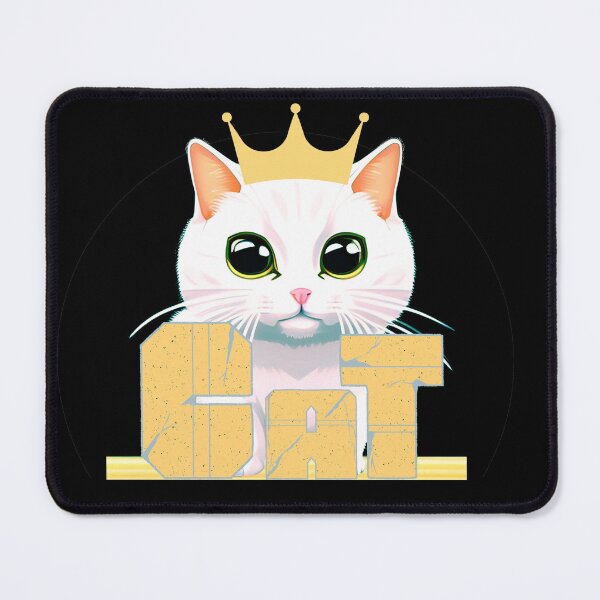 Item preview, sweet kitty with a colorful crown designed and sold by MacLis.