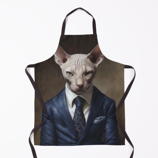 Item preview, Oil painting of a cat in a suit designed and sold by SPECTRA005.